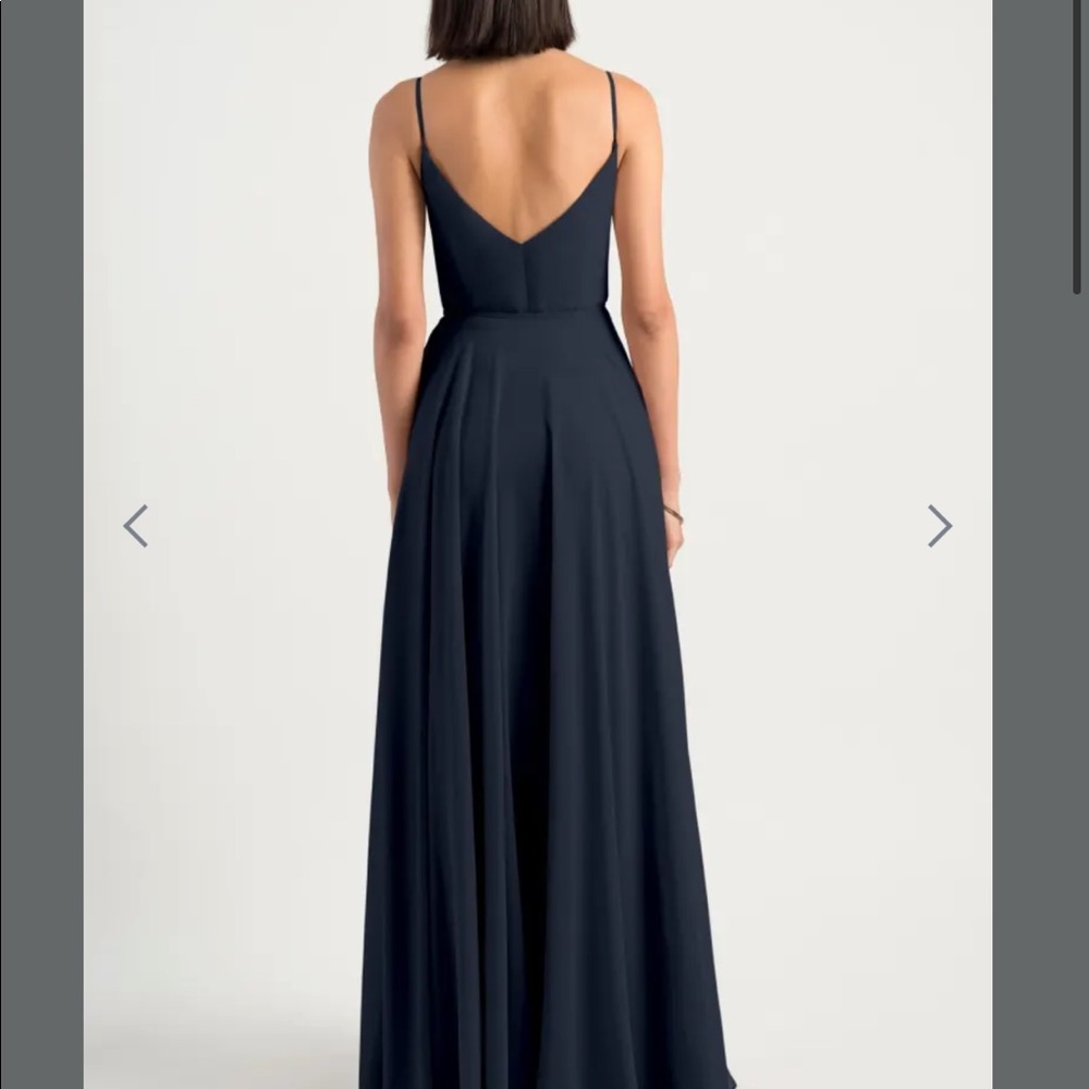 UNALTERED Jenny Yoo Bridesmaid Dress (Navy - James) - Picture 2 of 8